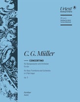 Concertino in E-flat Major, Op. 5 Study Scores sheet music cover